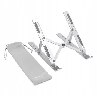 AMAZON BASICS Draagbare Laptopstandaard 6 Standen 10-15,6 Inch Zilver — miniatuur 1