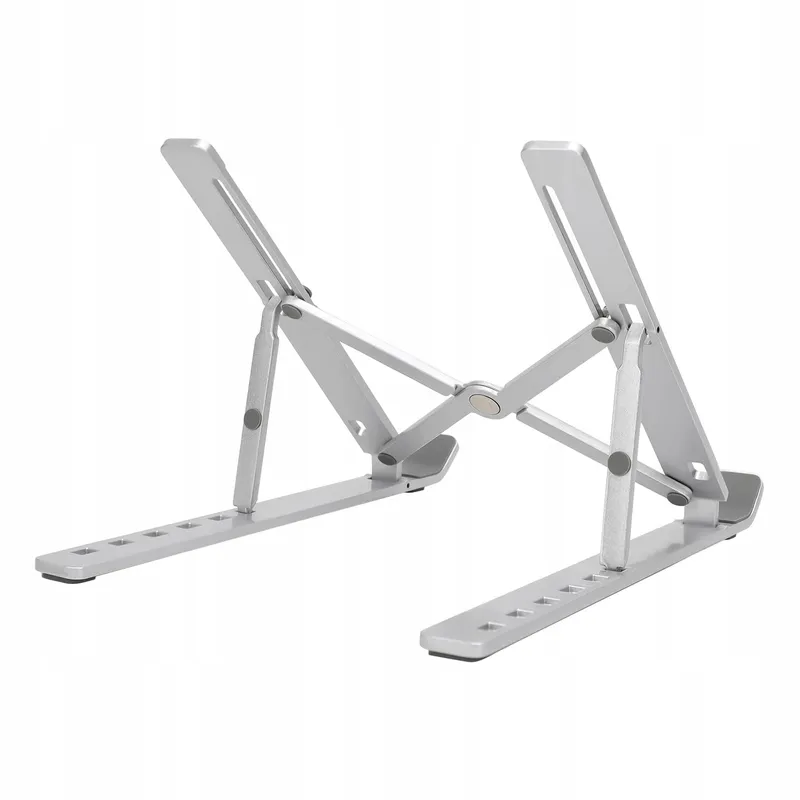 AMAZON BASICS Draagbare Laptopstandaard 6 Standen 10-15,6 Inch Zilver — foto 3