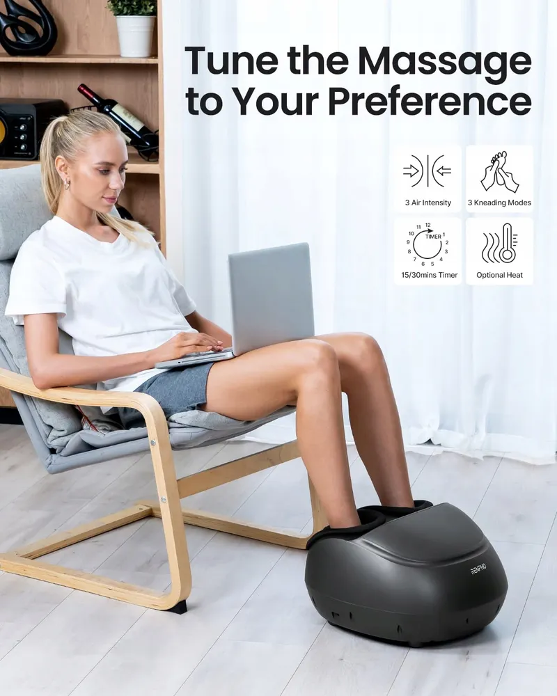 RENPHO Voetmassageapparaat Shiatsu Compressie Warmte — foto 3