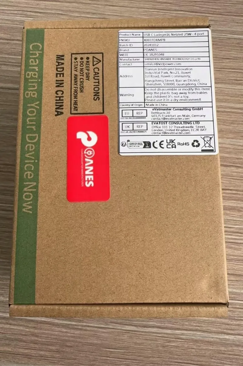 POANES USB C Oplader 25W Snelladen iPhone iPad Samsung iWatch — foto 7