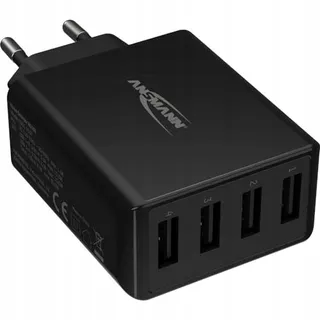ANSMANN 4-Poorts USB Oplader 30W Smart-IC Snellader — miniatuur 2