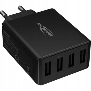 ANSMANN 4-Poorts USB Oplader 30W Smart-IC Snellader — miniatuur 1
