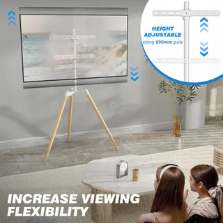 RFIVER TV Statief Verstelbaar 32-65" 35kg VESA 400x400 — miniatuur 3