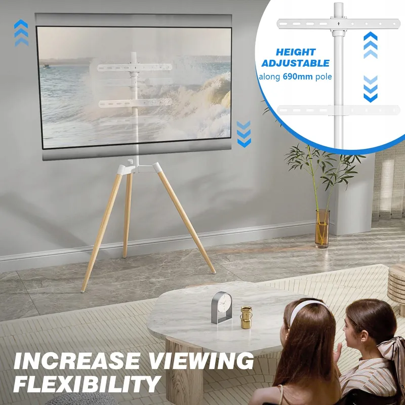 RFIVER TV Statief Verstelbaar 32-65" 35kg VESA 400x400 — foto 3