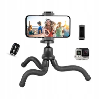 UBEESIZE Siliconen Mini Statief Smartphone En Camera Met Afstandsbediening