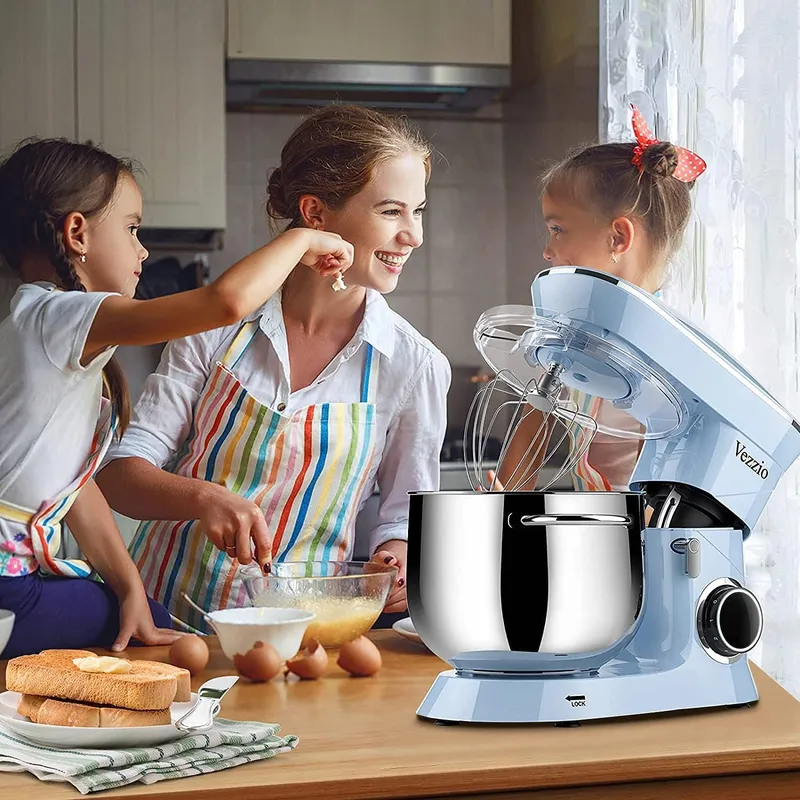 VEZZIO Keukenmachine 1500W Stil 10 Standen 8,5L Blauw — foto 7