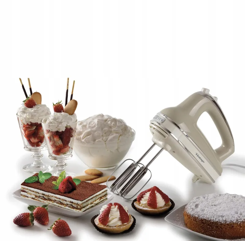ARIETE 1548 Vintage Handmixer 5 Snelheden Turbo 450W Beige — foto 6