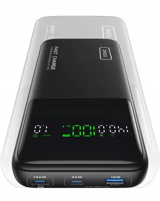 INIU Powerbank 25000mAh 140W USB C Telefoons Laptops — miniatuur 1