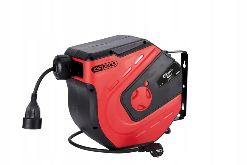 KS TOOLS Kabelhaspel Wandmontage 15m Automatisch IP34 Werkplaats — foto 2