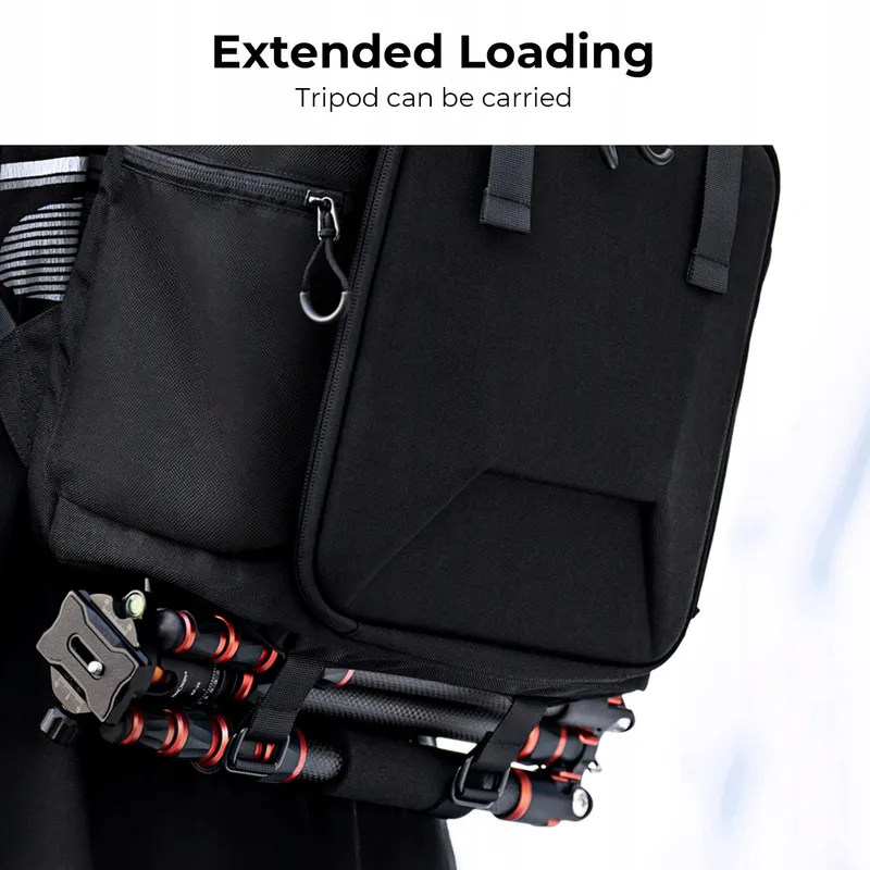 K&F CONCEPT Waterdichte Cameratas met Laptopvak — foto 6