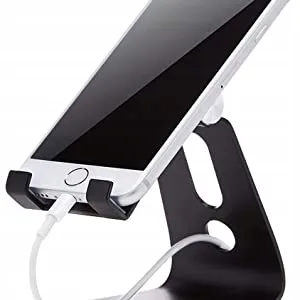 BASIC Verstelbare Telefoonstandaard Zwart — miniatuur 10