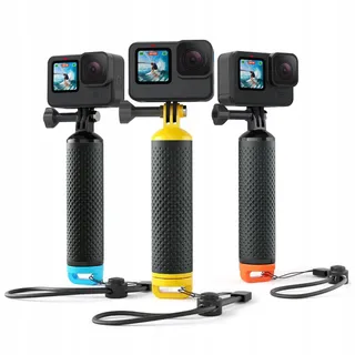 SAMETOP Drijvende Handgreep GoPro Hero DJI Osmo Action Geel — miniatuur 1