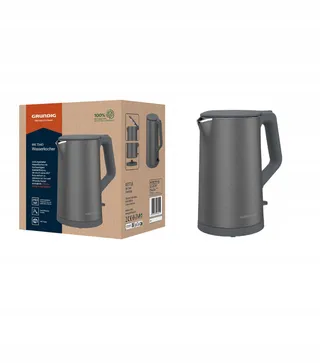 GRUNDIG WK 7340 Waterkoker 2150W 1,5L RVS Cool Touch — miniatuur 1