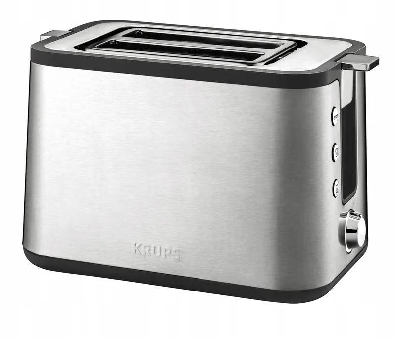 KRUPS KH442D Broodrooster Premium 2 Sneden 850W Zilver Zwart — foto 1