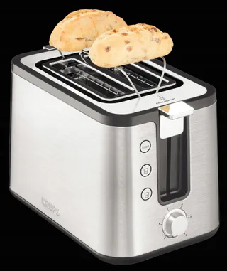 KRUPS KH442D Broodrooster Premium 2 Sneden 850W Zilver Zwart — miniatuur 5