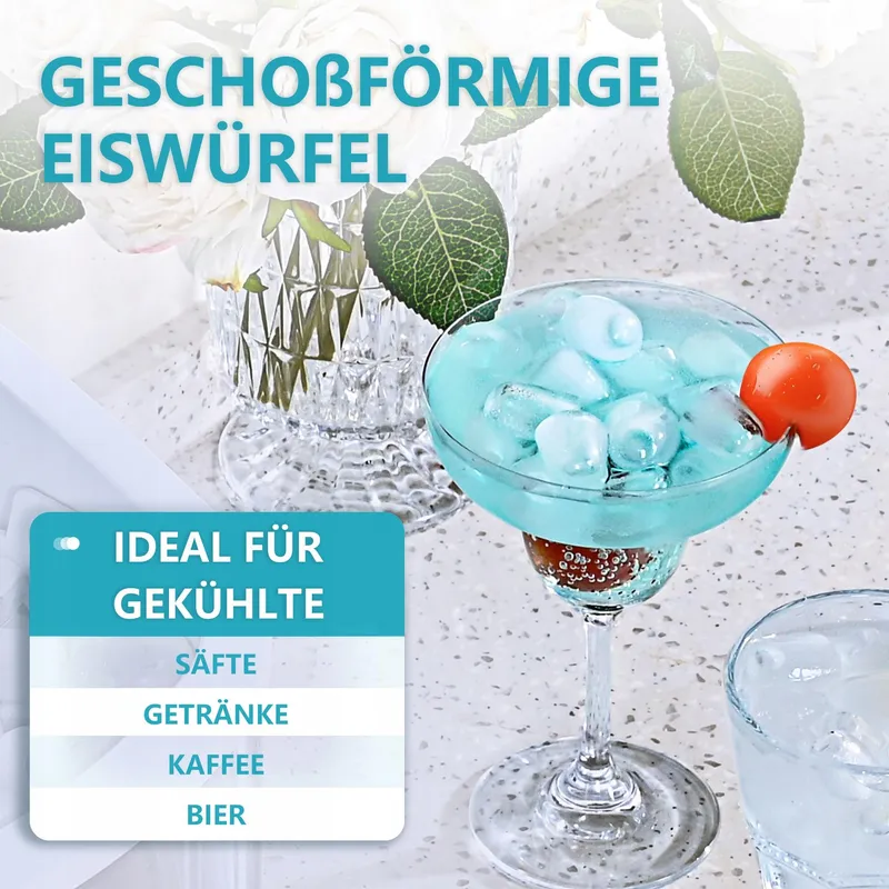 EUHOMY IJsblokjesmachine Compact 12kg/24u Snel Draagbaar — foto 4