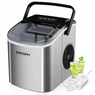 EUHOMY IJsblokjesmachine Compact 12kg/24u Snel Draagbaar — miniatuur 10