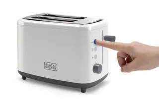BLACK+DECKER BXTO820E Broodrooster 820W 2 Sleuven 7 Standen — miniatuur 7