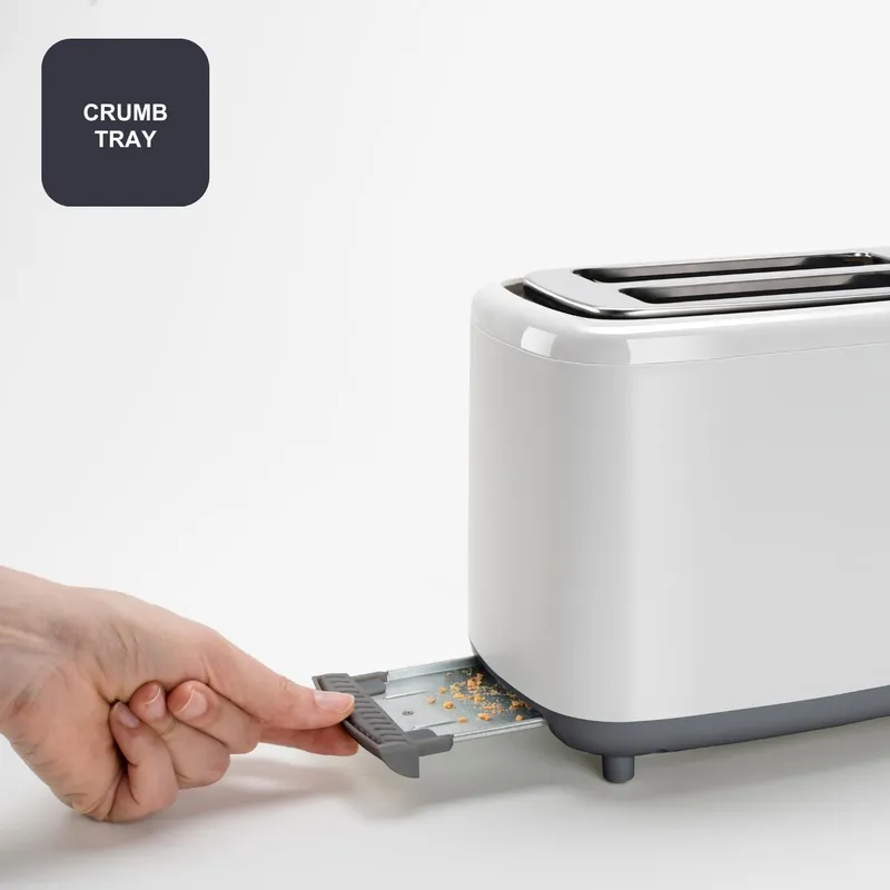 BLACK+DECKER BXTO820E Broodrooster 820W 2 Sleuven 7 Standen — foto 3
