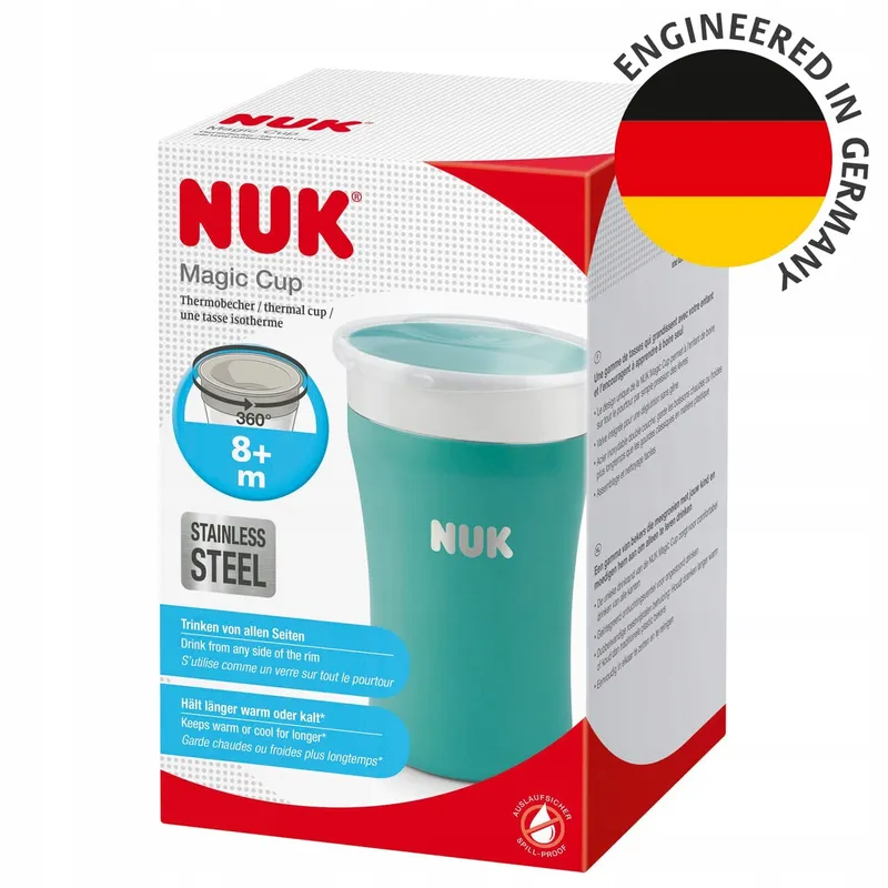 NUK Magic Cup Drinkbeker 230ml 8+ Maanden Blauw BPA-vrij — foto 8