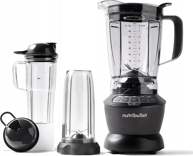 NUTRIBULLET Blender Combo 1200W 1,89L 946ml 710ml Zwart — foto 2