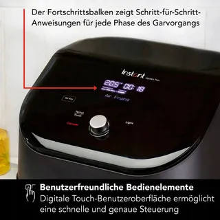 INSTANT Vortex Plus ClearCook Airfryer 5,7L 1700W Zwart — miniatuur 5