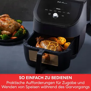 INSTANT Vortex Plus ClearCook Airfryer 5,7L 1700W Zwart — miniatuur 4