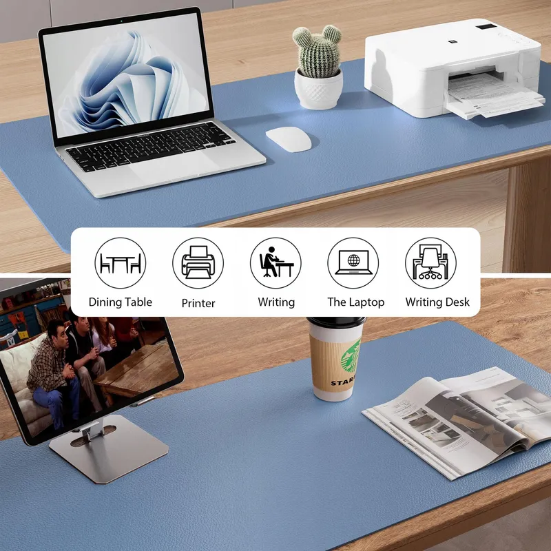 AOTHIA Antislip Bureau-onderlegger Suede 80x40cm — foto 6