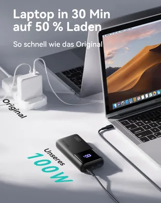 INIU Power Bank 100W 25000mAh USB C Voor Laptops En Telefoons — miniatuur 4