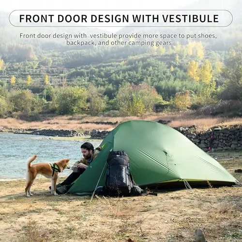 NATUREHIKE Cloud Up Camping Tent 2 Personen Licht Waterdicht — foto 4