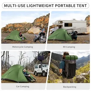 NATUREHIKE Cloud Up Camping Tent 2 Personen Licht Waterdicht — miniatuur 5