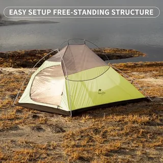 NATUREHIKE Cloud Up Camping Tent 2 Personen Licht Waterdicht — miniatuur 8
