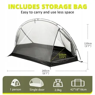 FORCEATT Tent 1/2 Persoon Ultralicht Waterdicht Snelle Montage — miniatuur 2