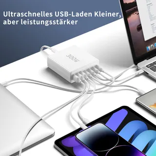 FINIBO USB C Oplader 300W Meervoudig 7 Poorten — miniatuur 5