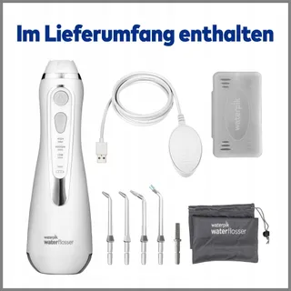 WATERPIK Cordless Advanced Waterflosser 4 Opzetstukken 3 Standen Wit — miniatuur 8