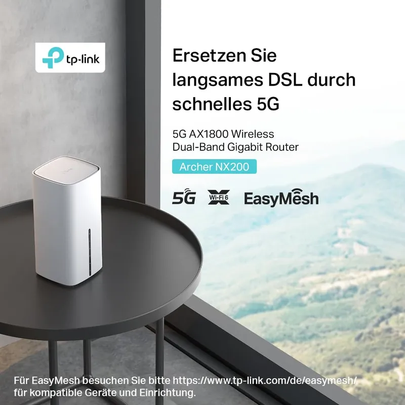 TP-LINK Archer NX200 LTE 5G Router AX1800 Dualband 3x Gigabit MU-MIMO — foto 2