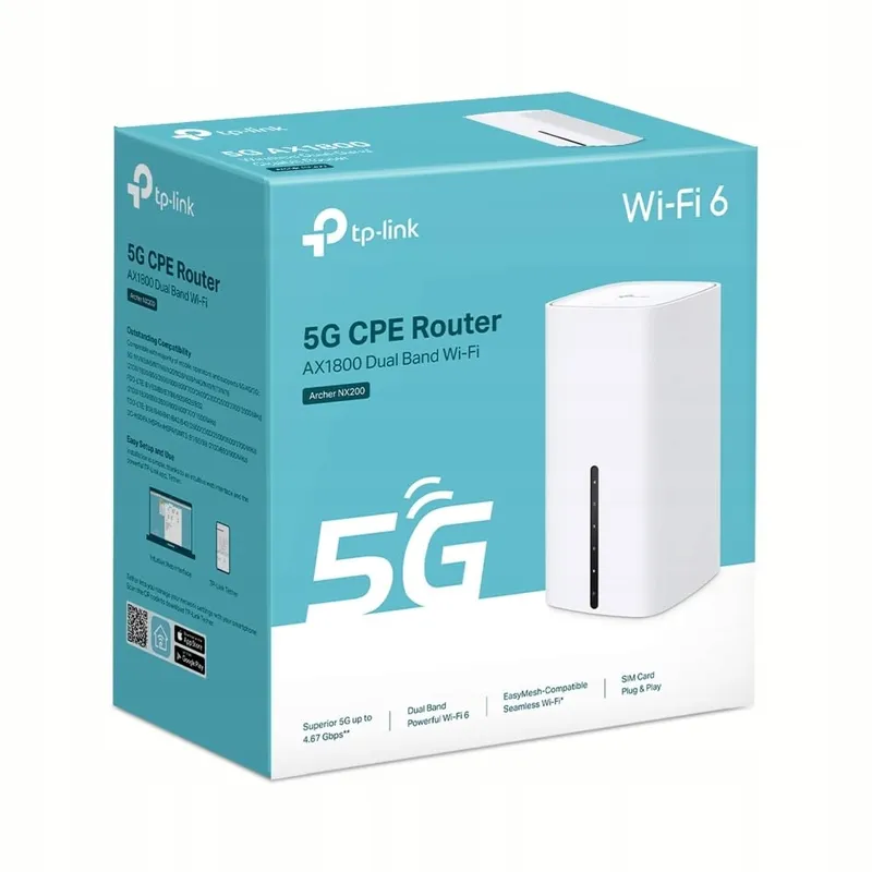 TP-LINK Archer NX200 LTE 5G Router AX1800 Dualband 3x Gigabit MU-MIMO — foto 7