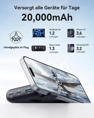 INIU Powerbank 20000mAh 65W USB-C Telefoon Laptop — miniatuur 6