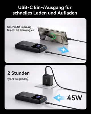 INIU Powerbank 20000mAh 65W USB-C Telefoon Laptop — miniatuur 5