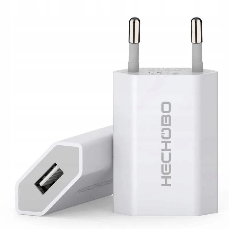 UNIVERSAL USB Oplader 2 Stuks Adapter 5V 1A voor Smartphones iPhone — foto 1
