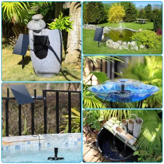 AISITIN Solar Tuinfontein 10W DIY Vijverpomp — miniatuur 8