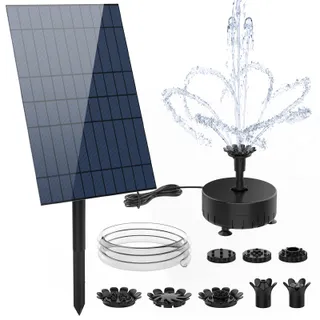 AISITIN Solar Tuinfontein 10W DIY Vijverpomp — miniatuur 1