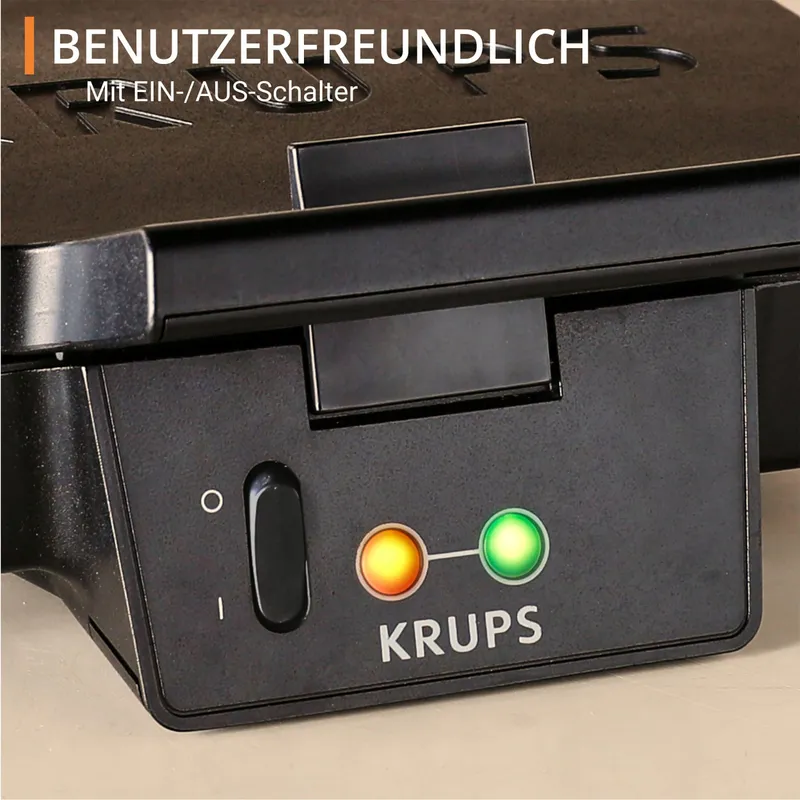 KRUPS FDK461 Sandwichmaker Zwart — foto 7