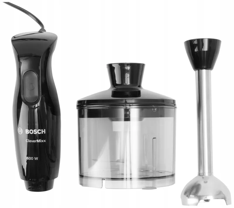 BOSCH CleverMixx Staafmixer 600W Zwart Grijs Vier Messen — foto 3