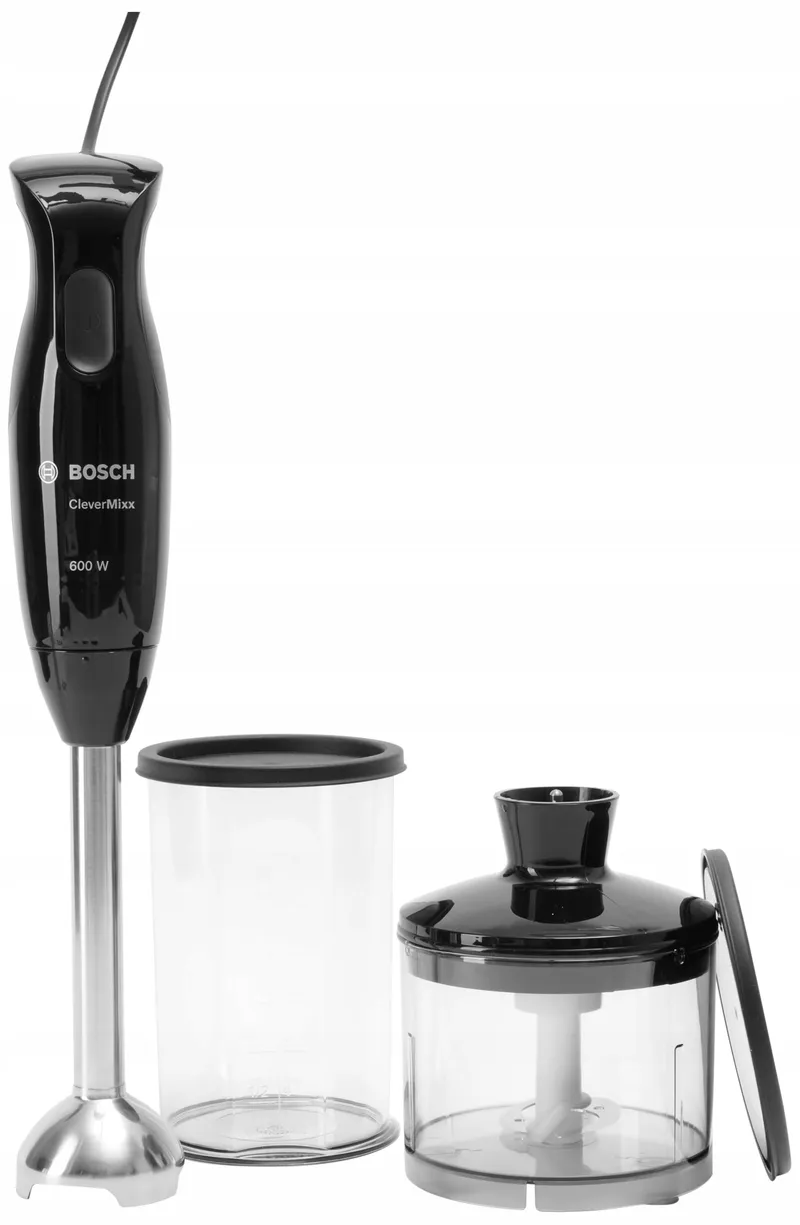 BOSCH CleverMixx Staafmixer 600W Zwart Grijs Vier Messen — foto 1