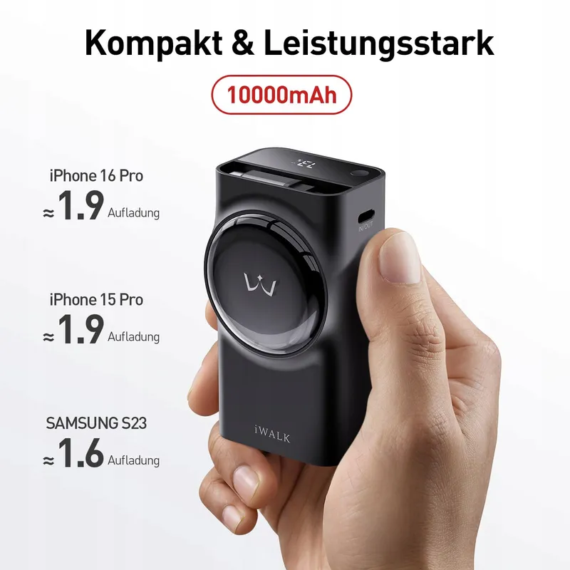 IWALK Powerbank 10000mAh USB-C 30W Snelladen — foto 6