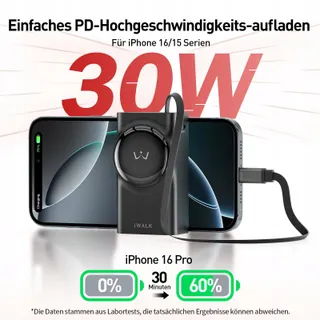 IWALK Powerbank 10000mAh USB-C 30W Snelladen — miniatuur 2