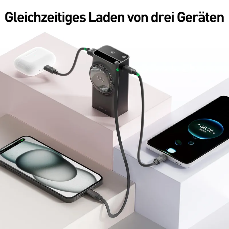 IWALK Powerbank 10000mAh USB-C 30W Snelladen — foto 5