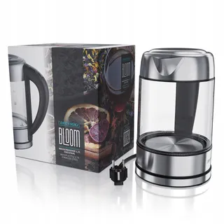 ARENDO Waterkoker Glas RVS 1,7L Temperatuurregeling RGB — miniatuur 7