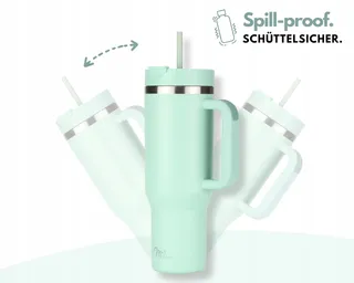 MILU Thermosbeker 1200ml Rietje Handvat — miniatuur 6